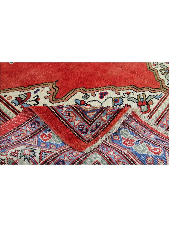 4x7 Old Persian Heriz Area Rug - 110331.