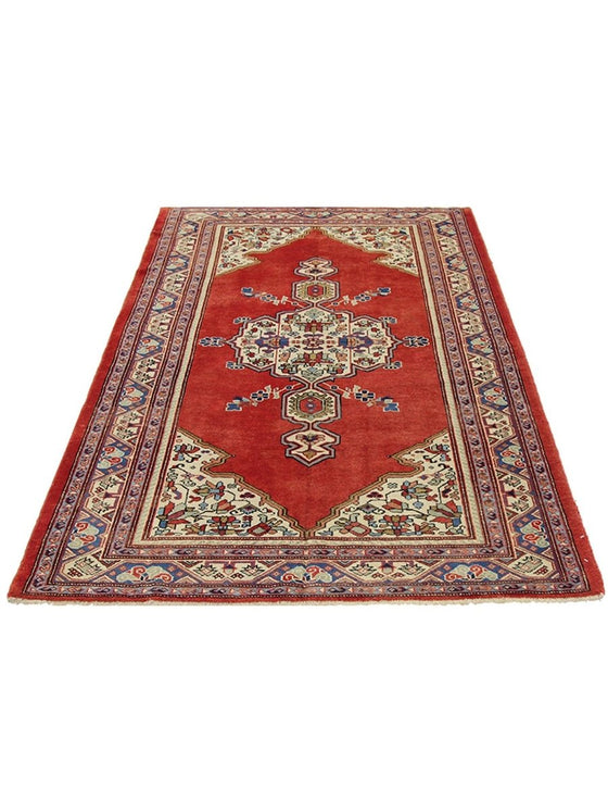 4x7 Old Persian Heriz Area Rug - 110331.