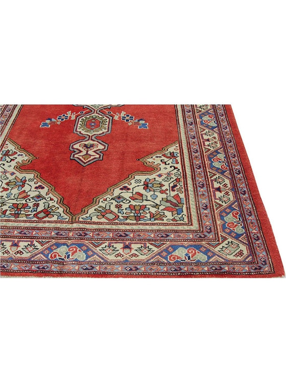 4x7 Old Persian Heriz Area Rug - 110331.