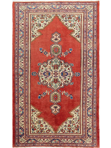  4x7 Old Persian Heriz Area Rug - 110331.