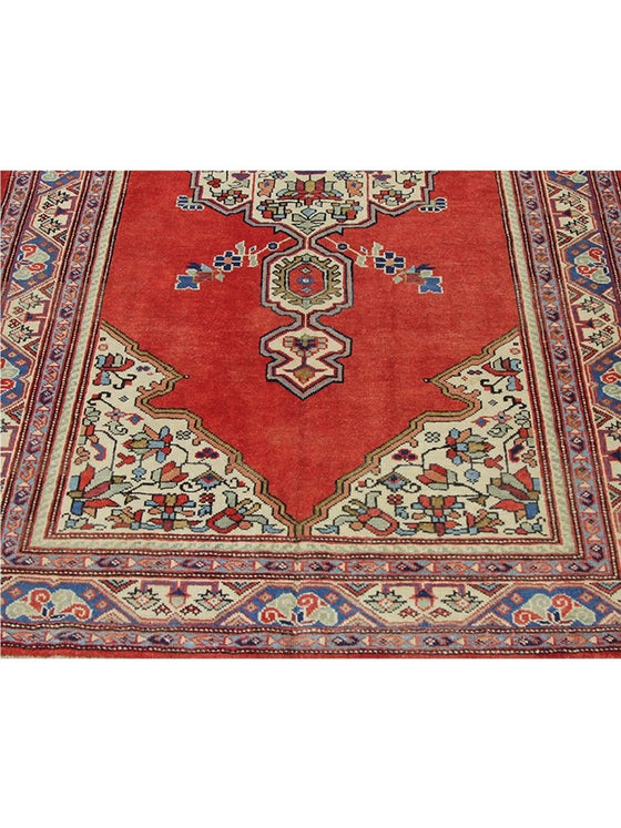 4x7 Old Persian Heriz Area Rug - 110331.