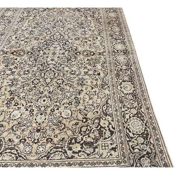 4x7 Old  Persian Tabriz Area Rug - 111196.