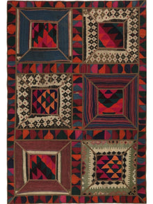  4x7 Patchwork Kilim Area Rug - 109411.