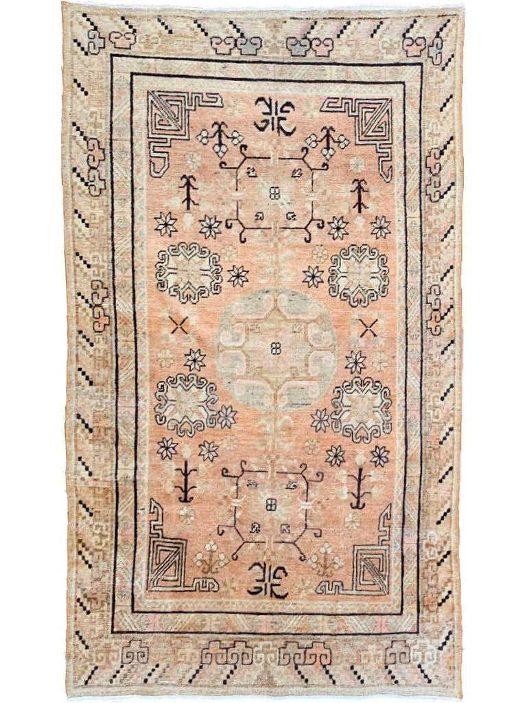 4x8 Old Turkish Anatolian Area Rug - 111166.
