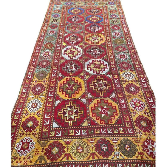 4x9 Antique Russian Kazak Area Rug - 108570.