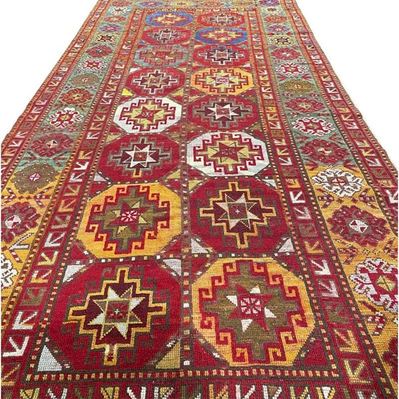 4x9 Antique Russian Kazak Area Rug - 108570.