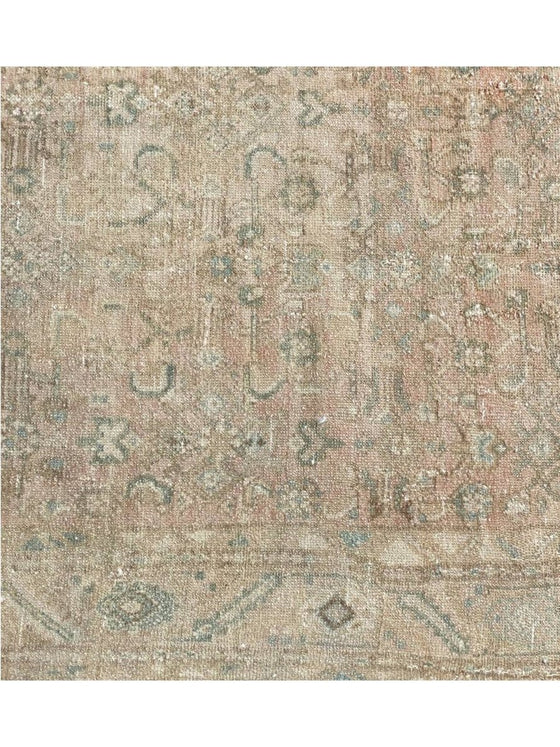 4x9 Old Persian Hamedan Runner - 100786.