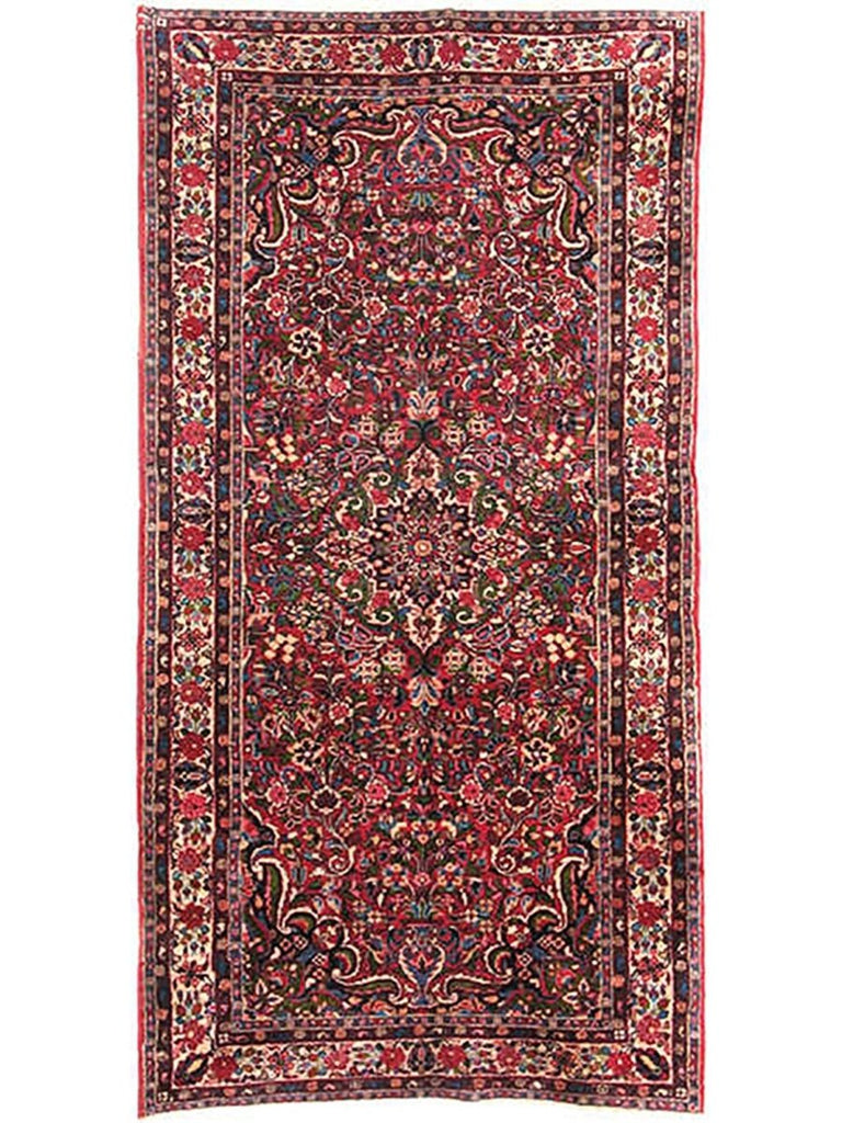5 X 10 Old Persian Hamedan Area Rug - 103093.
