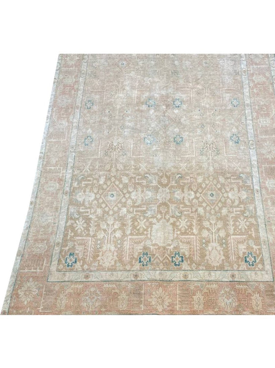 5 X 13 Old Persian Tabriz Runner - 110755.