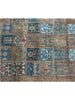 5x10 Antique Persian Bakhtiari Area Rug - 102239.
