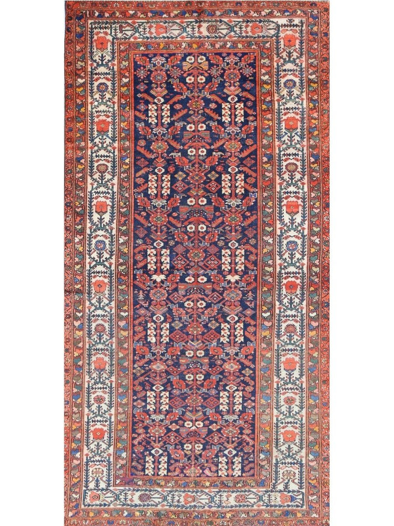5x10 Antique Persian Malayer Area Rug - 102616.