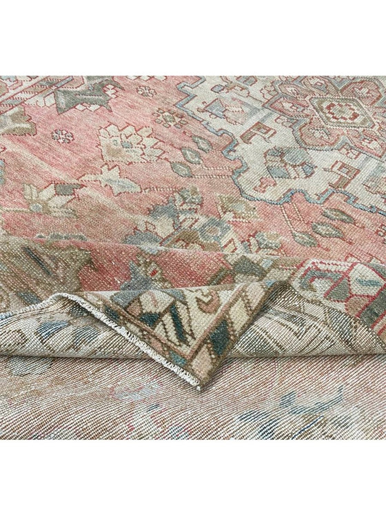 5x10 Old Persian Bakhtiari Area Rug - 106719.