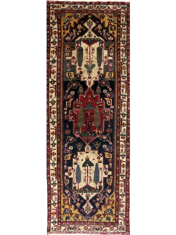 5x11 Old Persian Bakhtiari Area Rug - 108287.