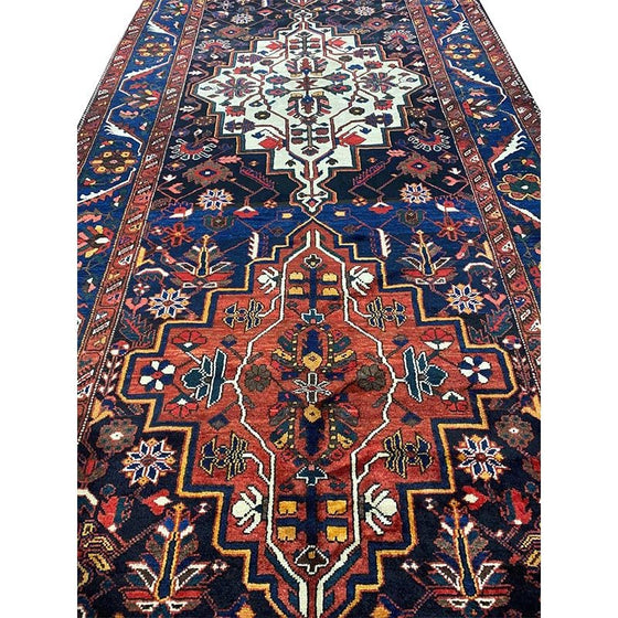 5x14 Antique Persian Bakhtiari Area Rug - 109366.