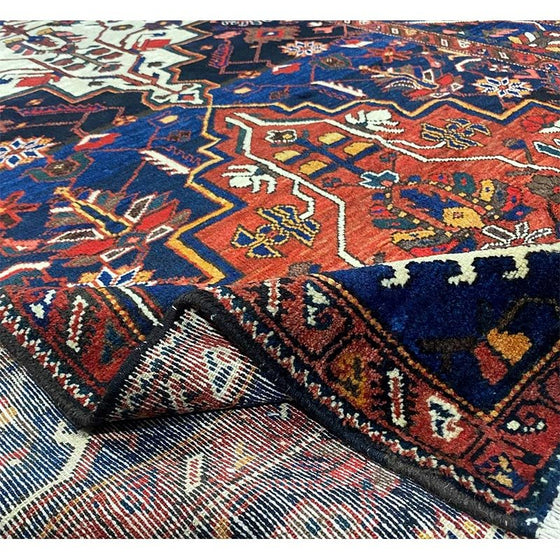 5x14 Antique Persian Bakhtiari Area Rug - 109366.