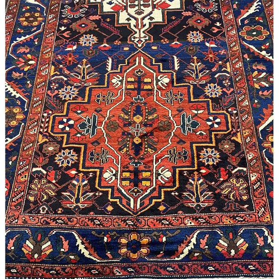 5x14 Antique Persian Bakhtiari Area Rug - 109366.