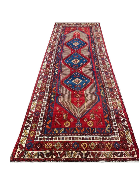 5x14 Old Persian Heriz Area Rug – 110297.