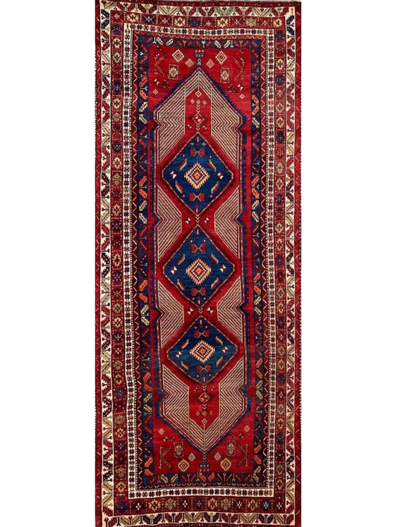 5x14 Old Persian Heriz Area Rug – 110297.