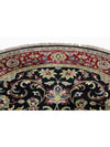 5x5 Round Persian Sarouk Farahan Area Rug - 105776.