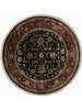5x5 Round Persian Sarouk Farahan Area Rug - 105776.