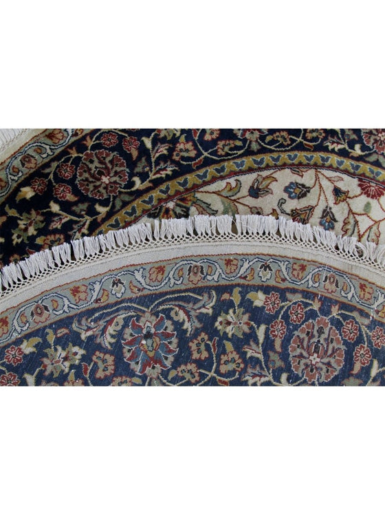 5x5 Round Persian Sarouk Farahan Area Rug - 105795.