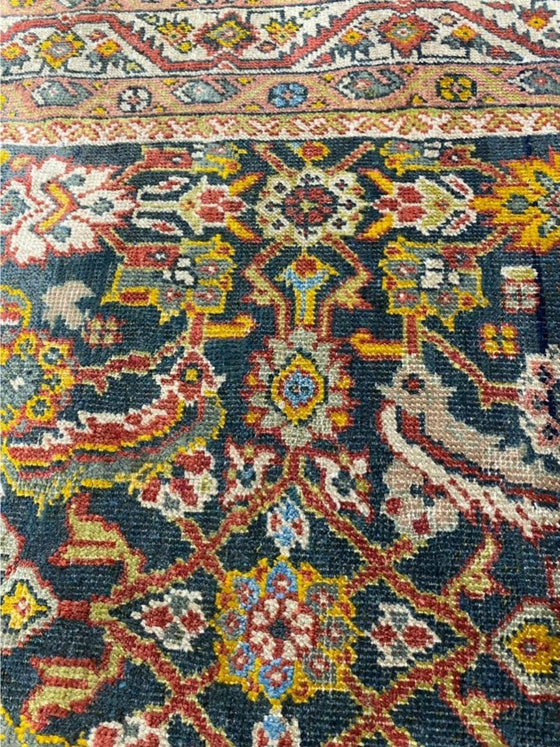 5x6 Antique Persian Mahal Area Rug - 110224.