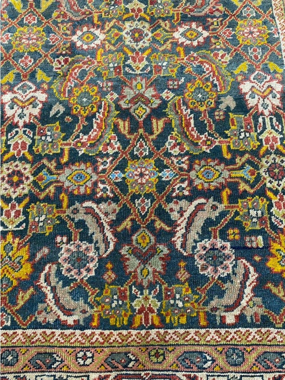 5x6 Antique Persian Mahal Area Rug - 110224.