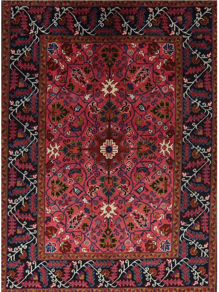 5x6 Old Persian Heriz Area Rug - 110561.