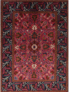  5x6 Old Persian Heriz Area Rug - 110561.