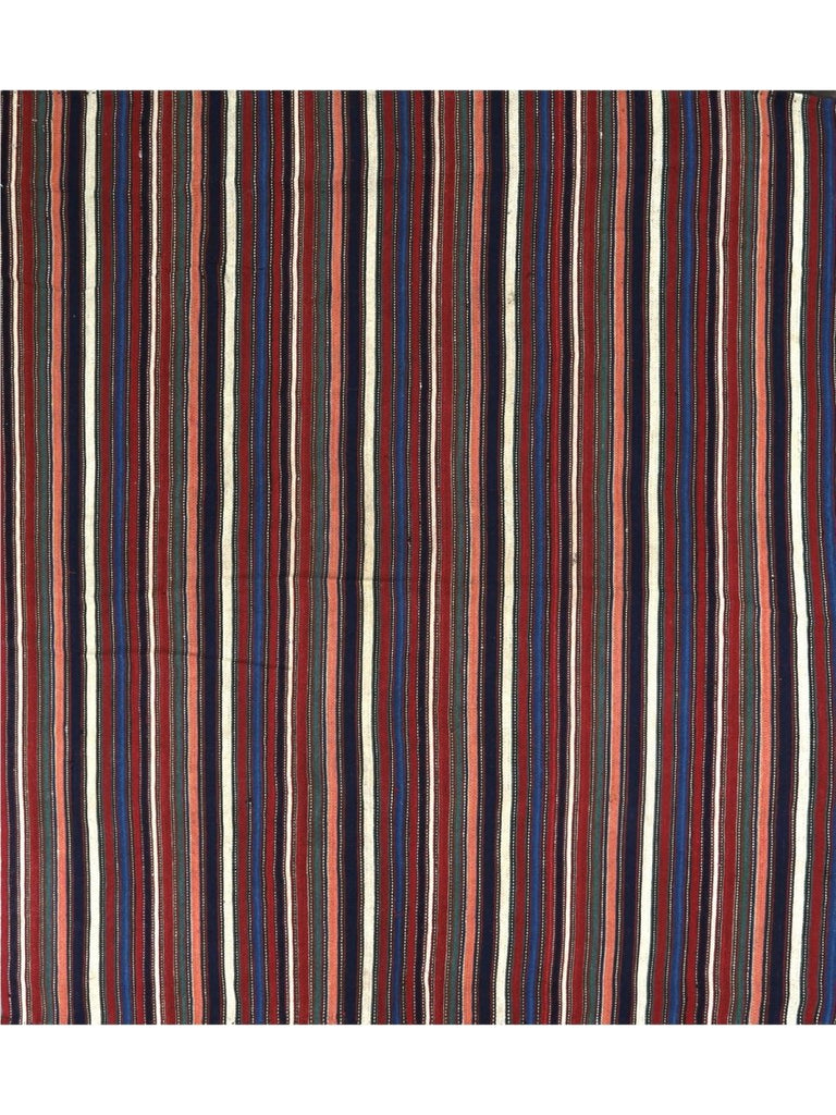 5'5" x 6'1" Old Persian Kilim Area Rug - 110677.