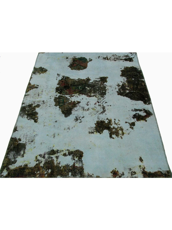 Overdyed Persian Area Rug - 4.10x6.0 - 109698.