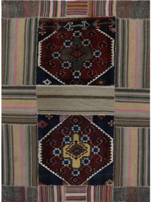  5x6 Persian Patchwork Area Rug - 109197.