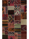 Persian Patchwork Area Rug - 5.2x6.0 - Multi - 109220.