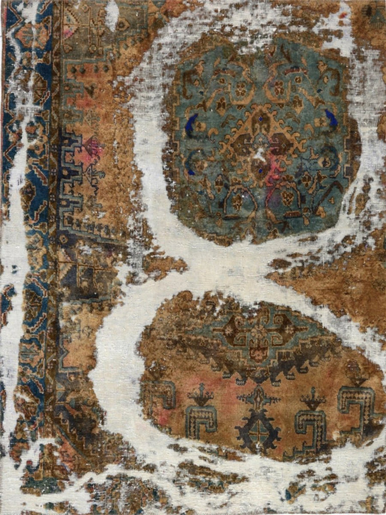 Vintage Persian Area Rug - 4.10x6.3 - 109694.