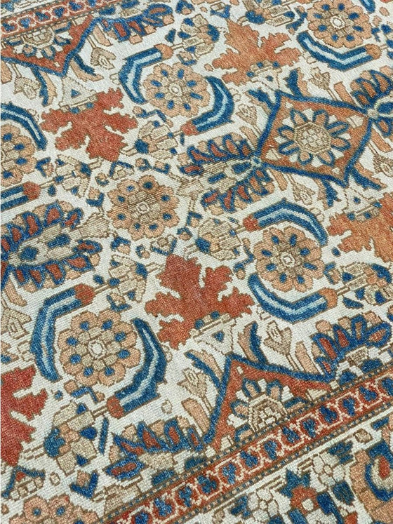 5x7 Antique Persian Bakhtiari Area Rug - 100852.