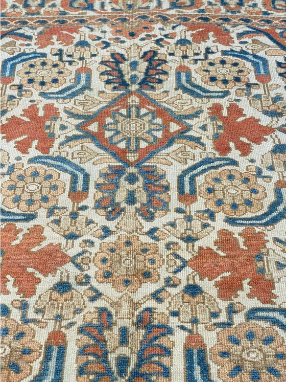 5x7 Antique Persian Bakhtiari Area Rug - 100852.