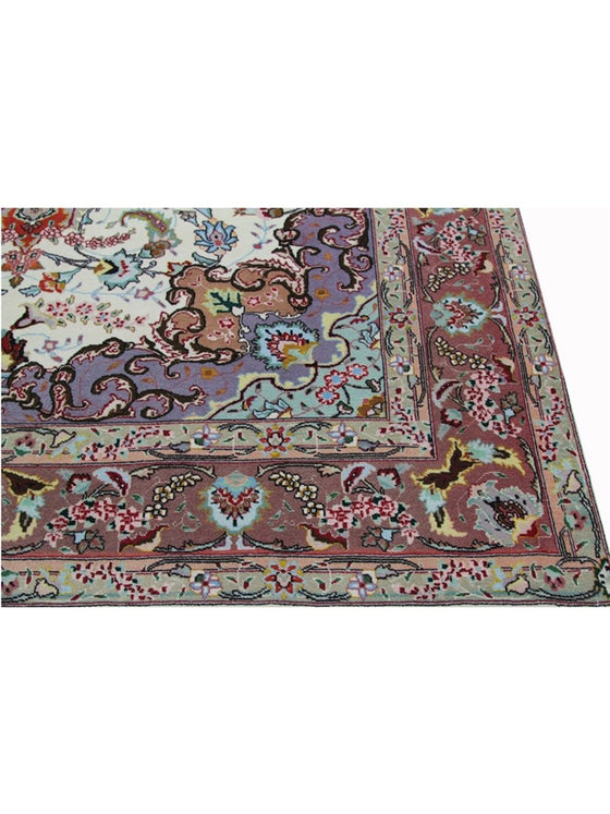 5x7 Old Persian Tabriz Area Rug - 100678.