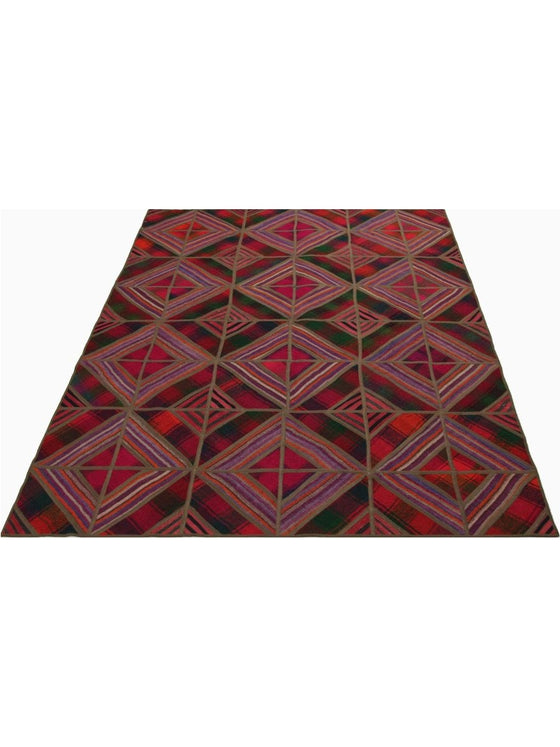 5x7 Patchwork Kilim Area Rug - 109413.