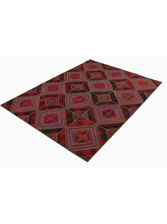 5x7 Patchwork Kilim Area Rug - 109413.