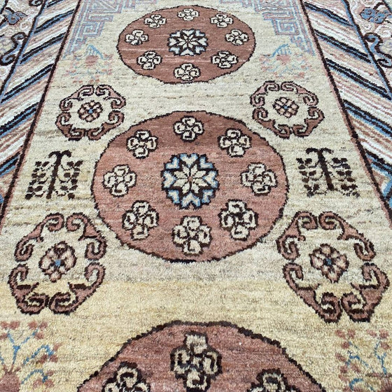 5x8 Old Turkish Anatolian Area Rug - 111167.