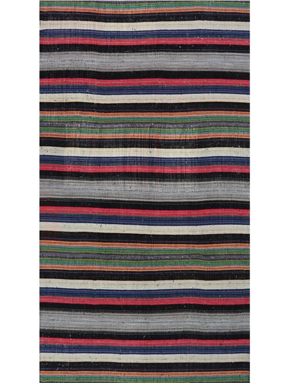 Persian Kilim Area Rug - 5.0x9.1 - Multi - 109821.