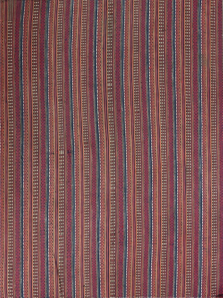 6'0 x 6'2 Old Persian Kilim Area Rug - 110697.