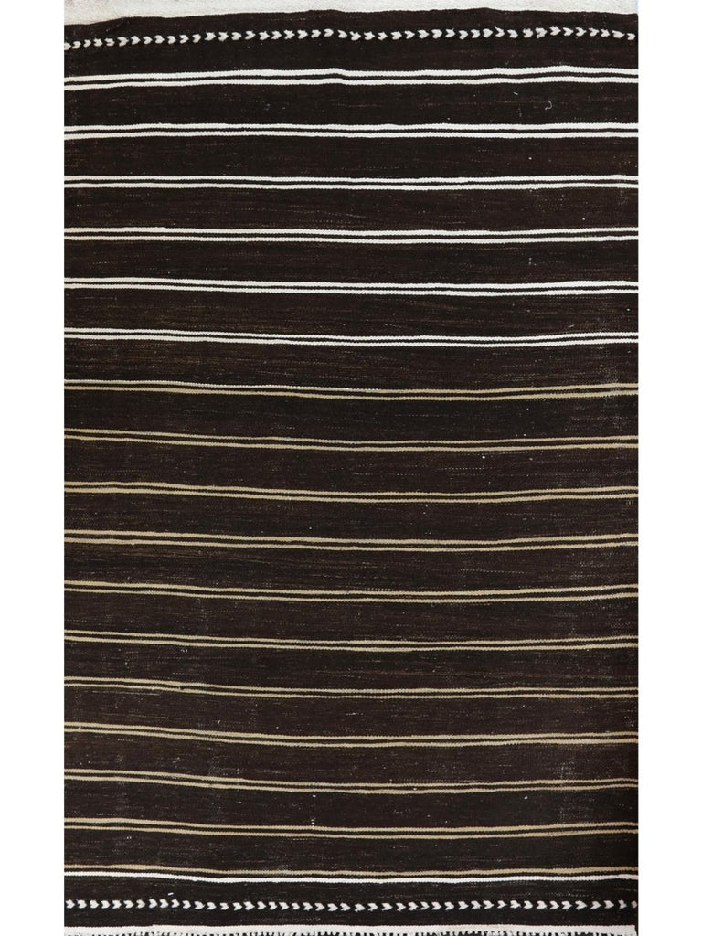 6'0 x 9'7 Old Persian Kilim Area Rug - 110682.