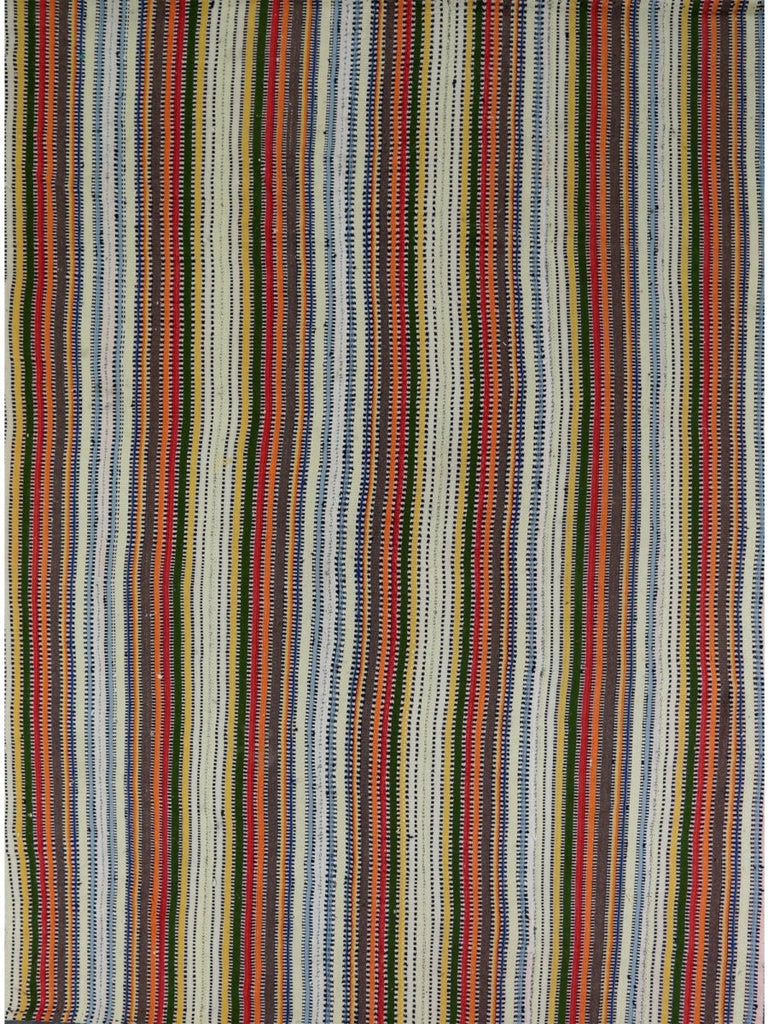 6'5 x 9'2 Old Persian Kilim Area Rug - 110694.