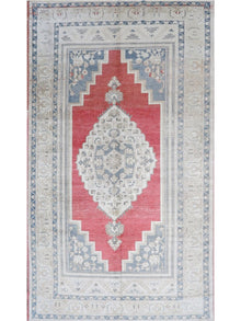  6x10 Antique Turkish Kirshahir Area Rug - 111180.