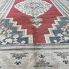 6x10 Antique Turkish Kirshahir Area Rug - 111180.