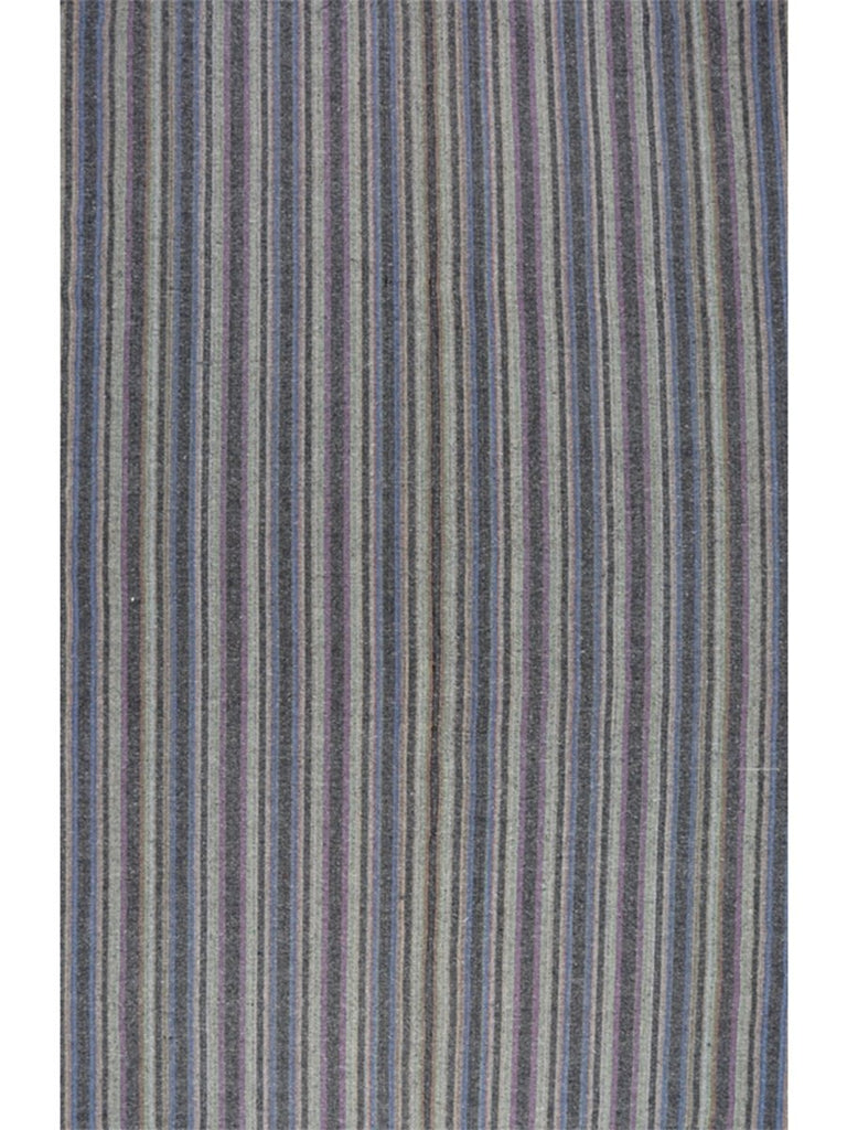 Persian Kilim Area Rug - 6.4x9.7 - Gray / Purple - 110634.