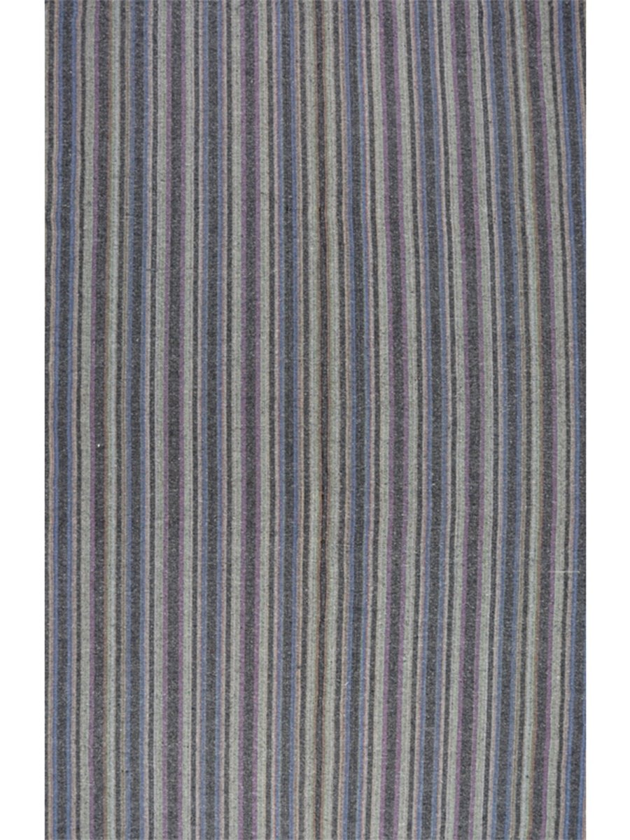 Persian Kilim Area Rug - 6.4x9.7 - Gray / Purple - 110634.
