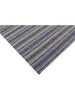 Persian Kilim Area Rug - 6.4x9.7 - Gray / Purple - 110634.