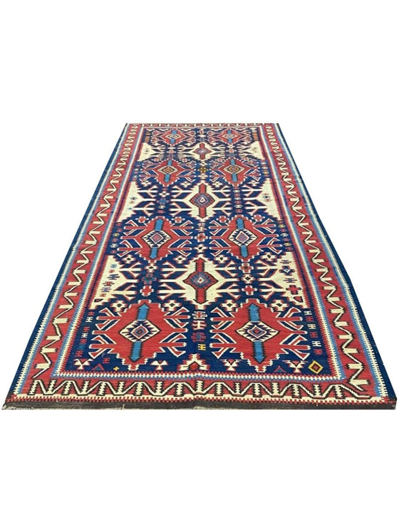 6x11 Antique Russian Kilim Area Rug -102350.